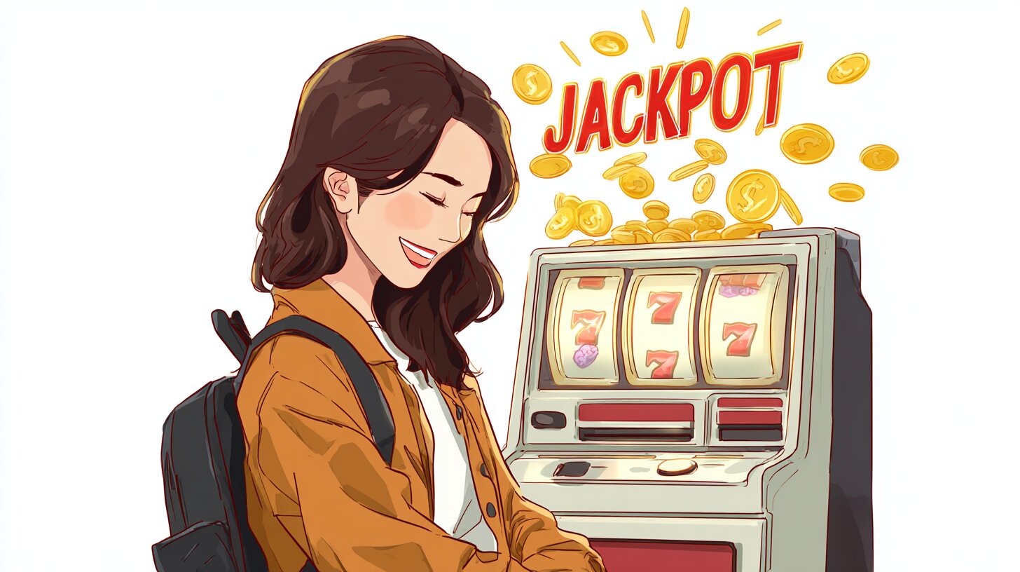 Beautiful Asian woman gracefully receiving rewards