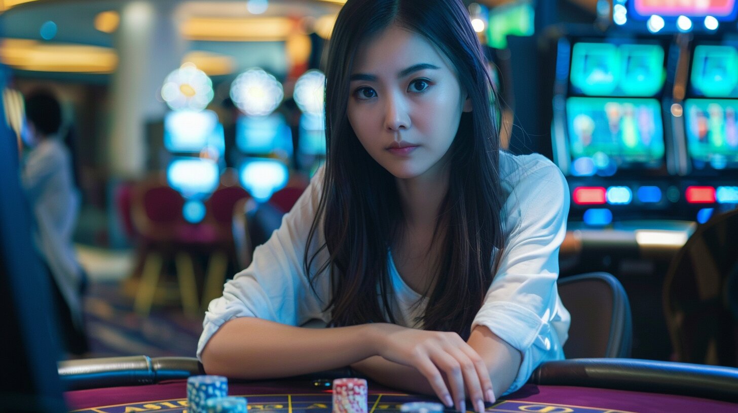 Beautiful Vietnamese customer service agent providing live chat support